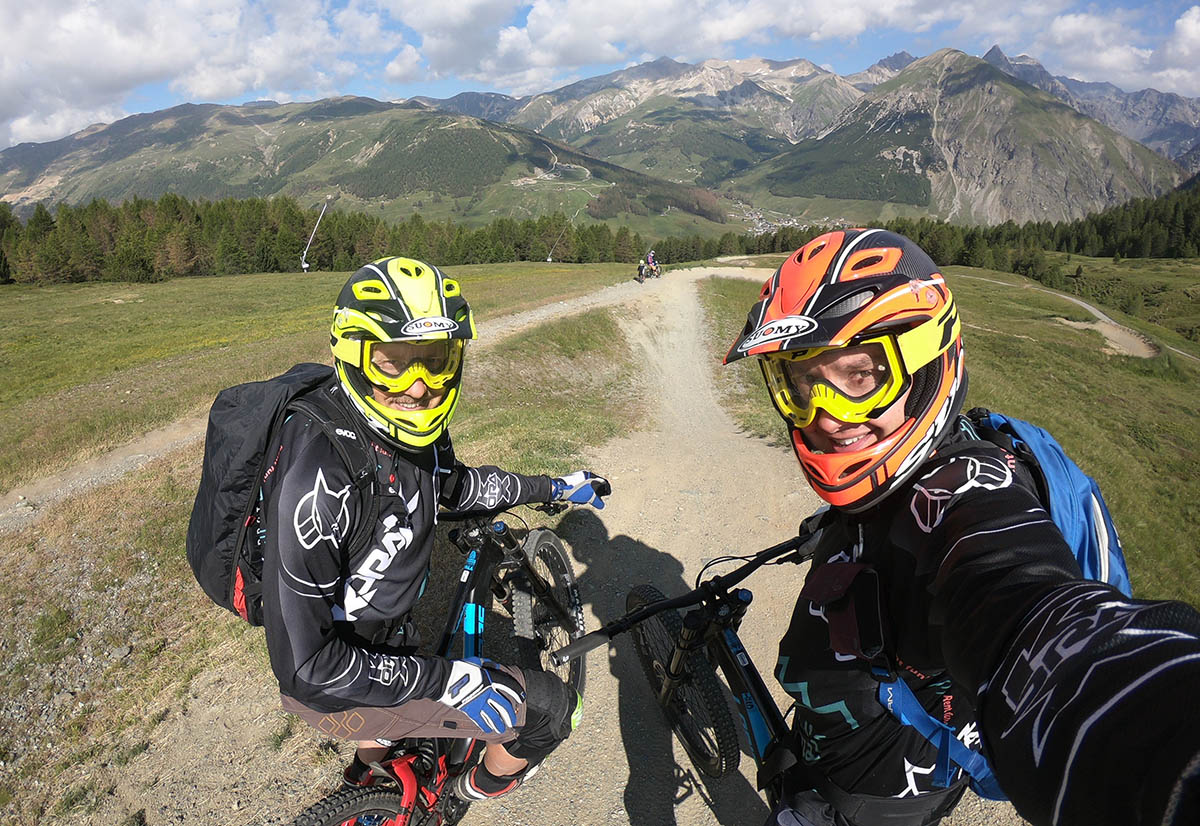 selfy al Mottolino di Livigno