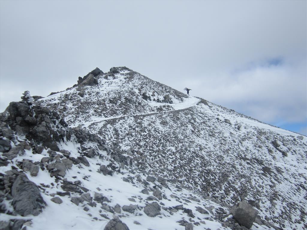 La cima del Piz Umbrail