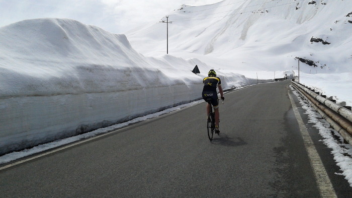 Neve sul Passo Stelvio